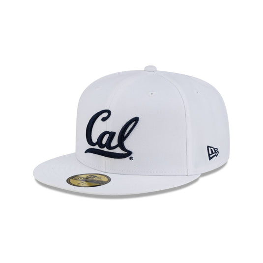 California Golden Bears White 59FIFTY Fitted Hat