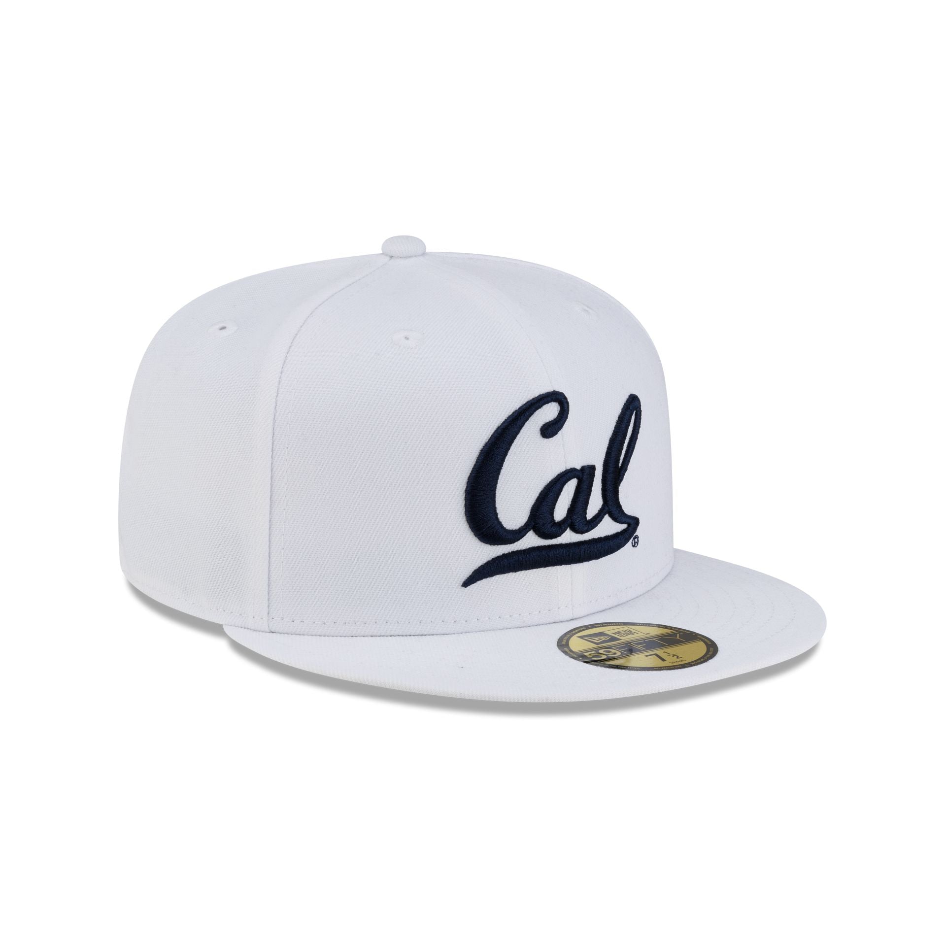 California Golden Bears White 59FIFTY Fitted Hat