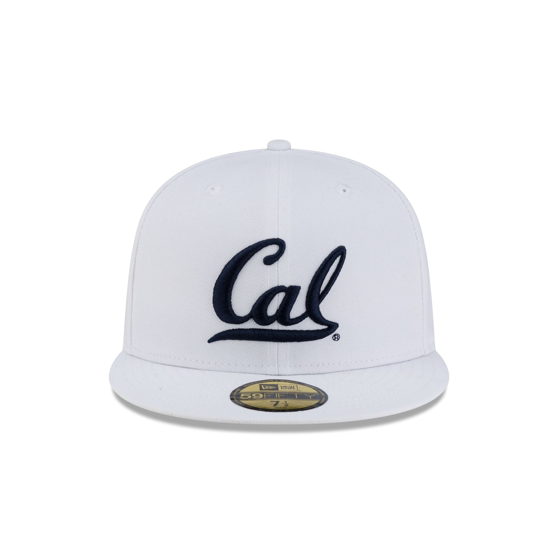 California Golden Bears White 59FIFTY Fitted Hat