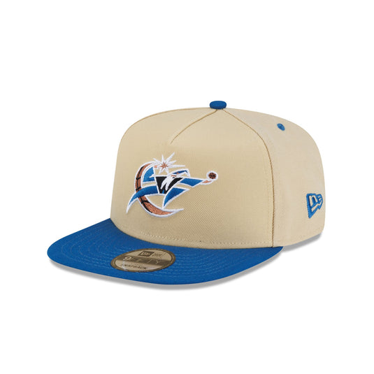 Washington Wizards Hardwood Classics 2000s Gold 9FIFTY A-Frame Snapback Hat - New Era Cap