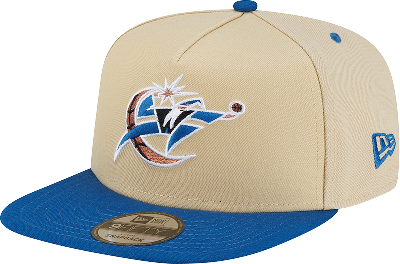 Washington Wizards Hardwood Classics 2000s Gold 9FIFTY A-Frame Snapback Hat