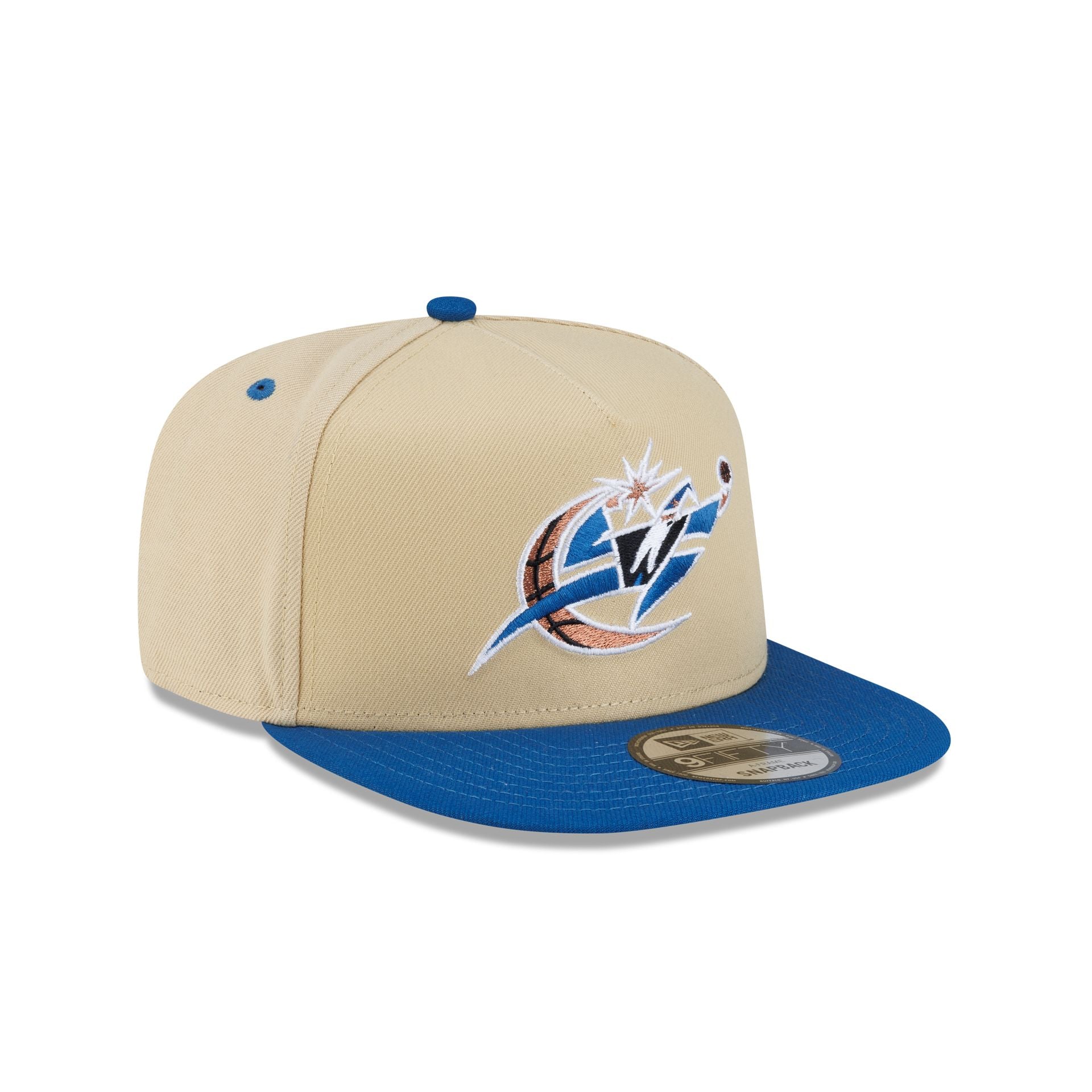 Washington Wizards Hardwood Classics 2000s Gold 9FIFTY A-Frame Snapback Hat
