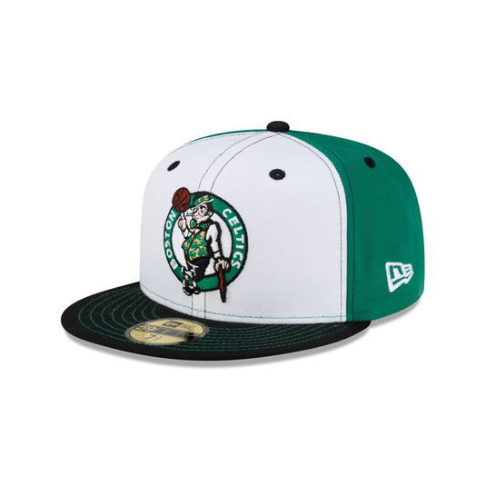 Boston Celtics Hardwood Classics 2000s White Stitch 59FIFTY Fitted Hat - New Era Cap