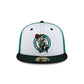 Boston Celtics Hardwood Classics 2000s White Stitch 59FIFTY Fitted Hat