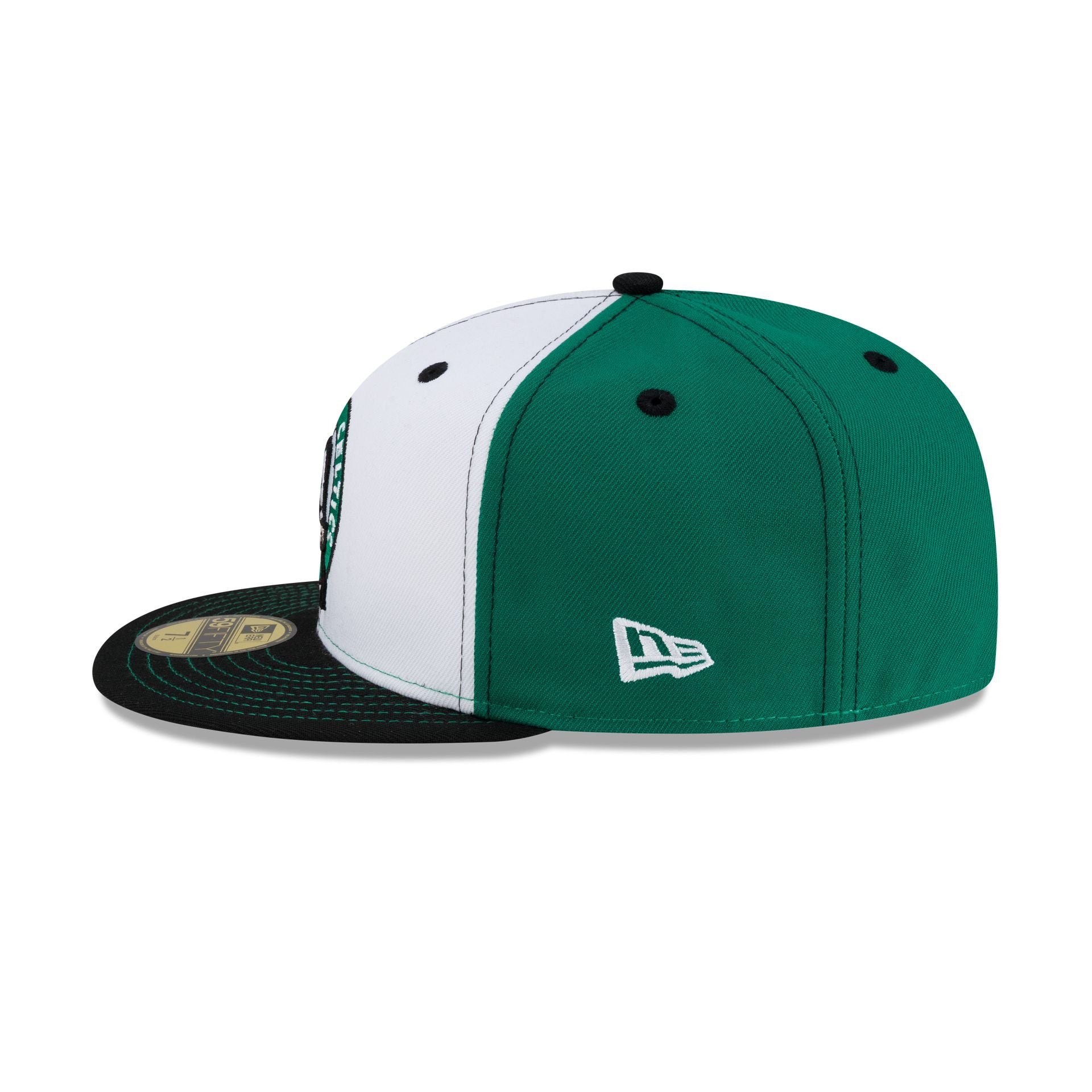 Boston Celtics Hardwood Classics 2000s White Stitch 59FIFTY Fitted Hat