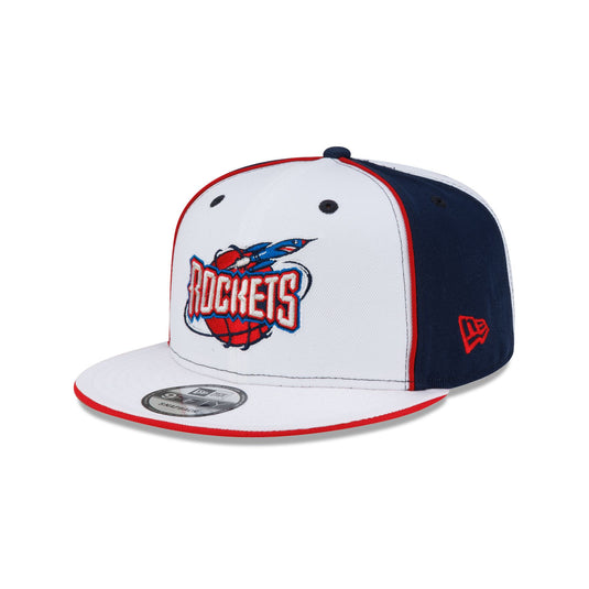 Houston Rockets Hardwood Classics 2000s Optic White Flip 9FIFTY Snapback Hat - New Era Cap
