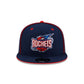 Houston Rockets Hardwood Classics 2000s Flip 9FIFTY Snapback Hat