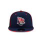 New Jersey Nets Hardwood Classics 2000s Flip 9FIFTY Snapback Hat