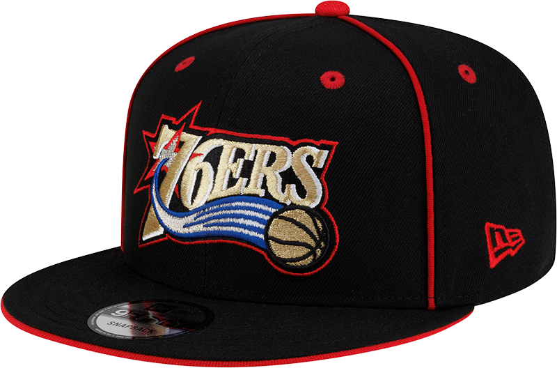 Philadelphia 76ers Hardwood Classics 2000s Flip 9FIFTY Snapback Hat
