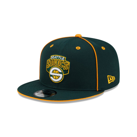Seattle SuperSonics Hardwood Classics 2000s Flip 9FIFTY Snapback Hat - New Era Cap