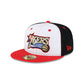 Philadelphia 76ers Hardwood Classics 2000s White Stitch 59FIFTY Fitted Hat