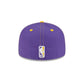 Los Angeles Lakers Hardwood Classics 2000s White Stitch 59FIFTY Fitted Hat
