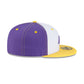 Los Angeles Lakers Hardwood Classics 2000s White Stitch 59FIFTY Fitted Hat