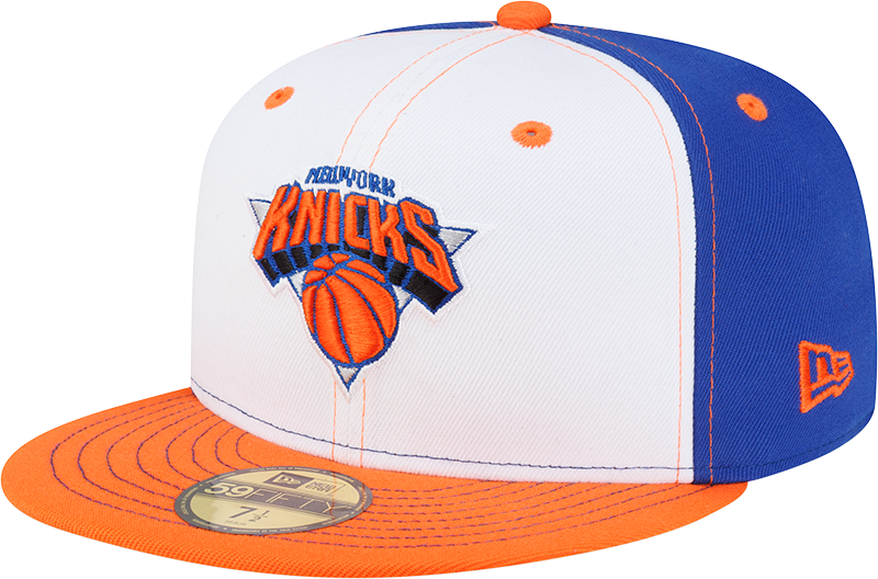 New York Knicks Hardwood Classics 2000s White Stitch 59FIFTY Fitted Hat