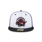 Toronto Raptors Hardwood Classics 2000s White Stitch 59FIFTY Fitted Hat