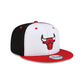 Chicago Bulls Hardwood Classics 2000s White Stitch 9FIFTY Snapback Hat