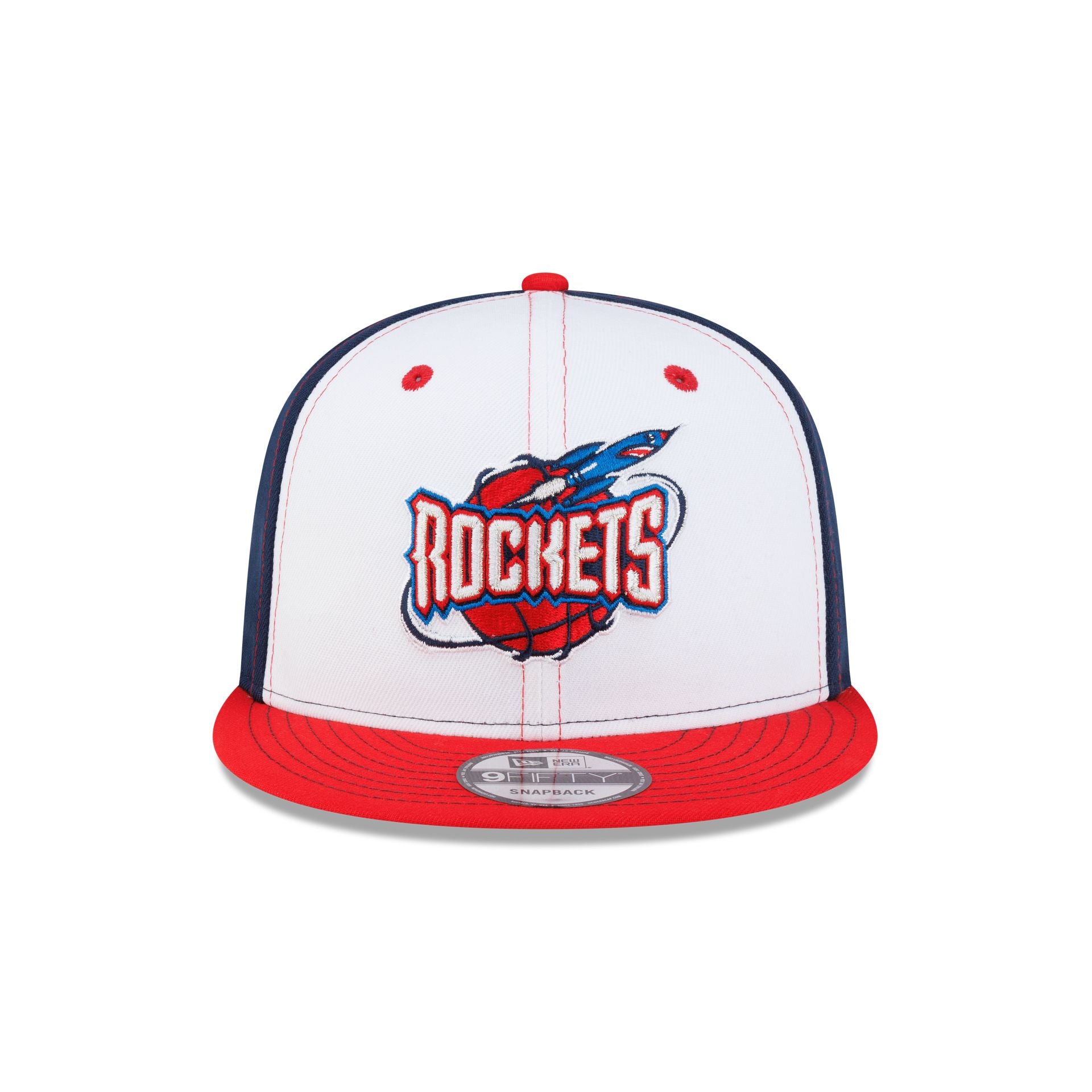 Houston Rockets Hardwood Classics 2000s White Stitch 9FIFTY Snapback Hat