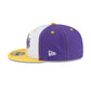 Los Angeles Lakers Hardwood Classics 2000s White Stitch 9FIFTY Snapback Hat