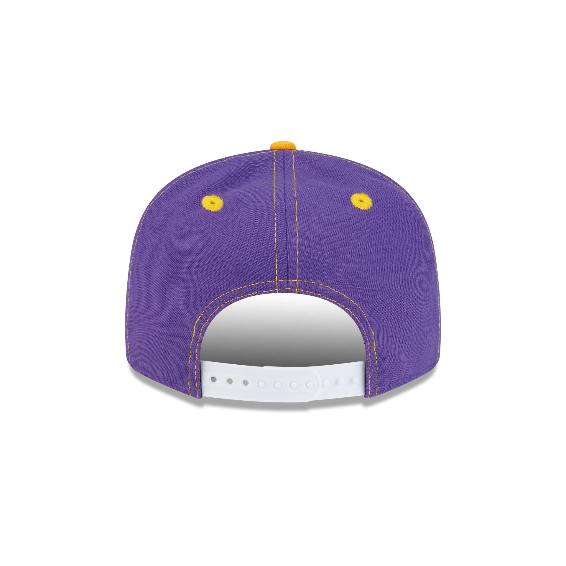Los Angeles Lakers Hardwood Classics 2000s White Stitch 9FIFTY Snapback Hat
