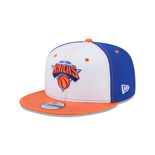 New York Knicks Hardwood Classics 2000s White Stitch 9FIFTY Snapback Hat - New Era Cap