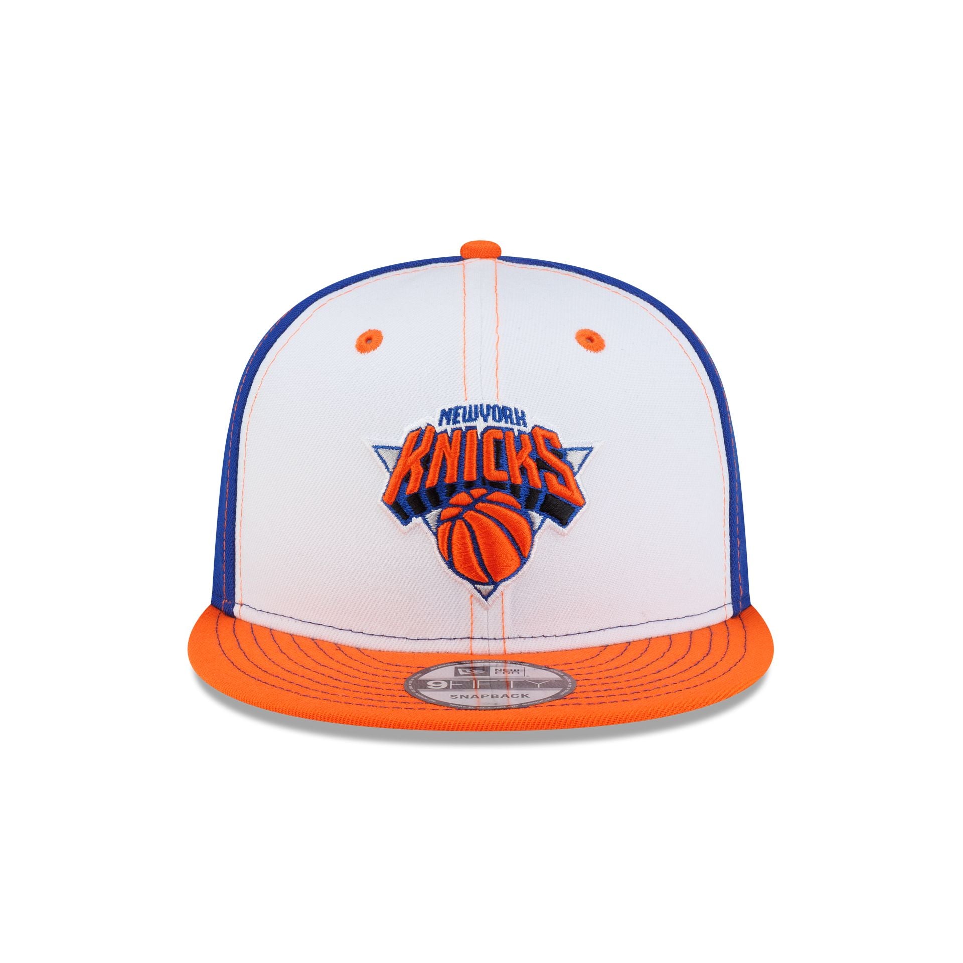 New York Knicks Hardwood Classics 2000s White Stitch 9FIFTY Snapback Hat
