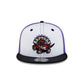 Toronto Raptors Hardwood Classics 2000s White Stitch 9FIFTY Snapback Hat