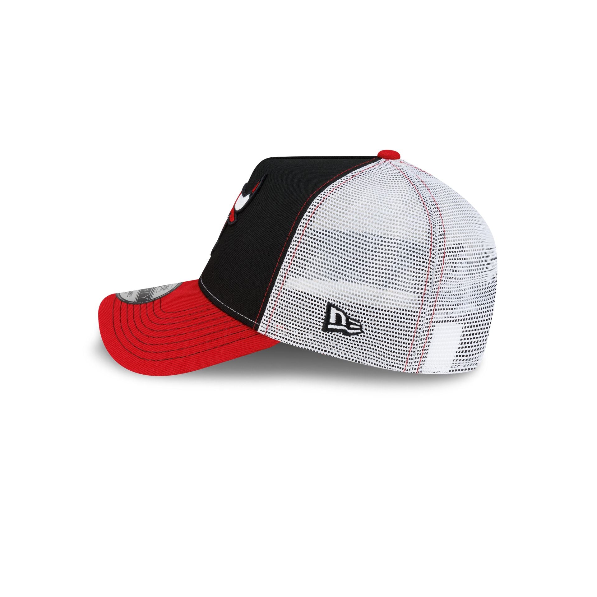 Chicago Bulls Hardwood Classics 2000s Contrast Stitch 9FORTY A-Frame Trucker Hat