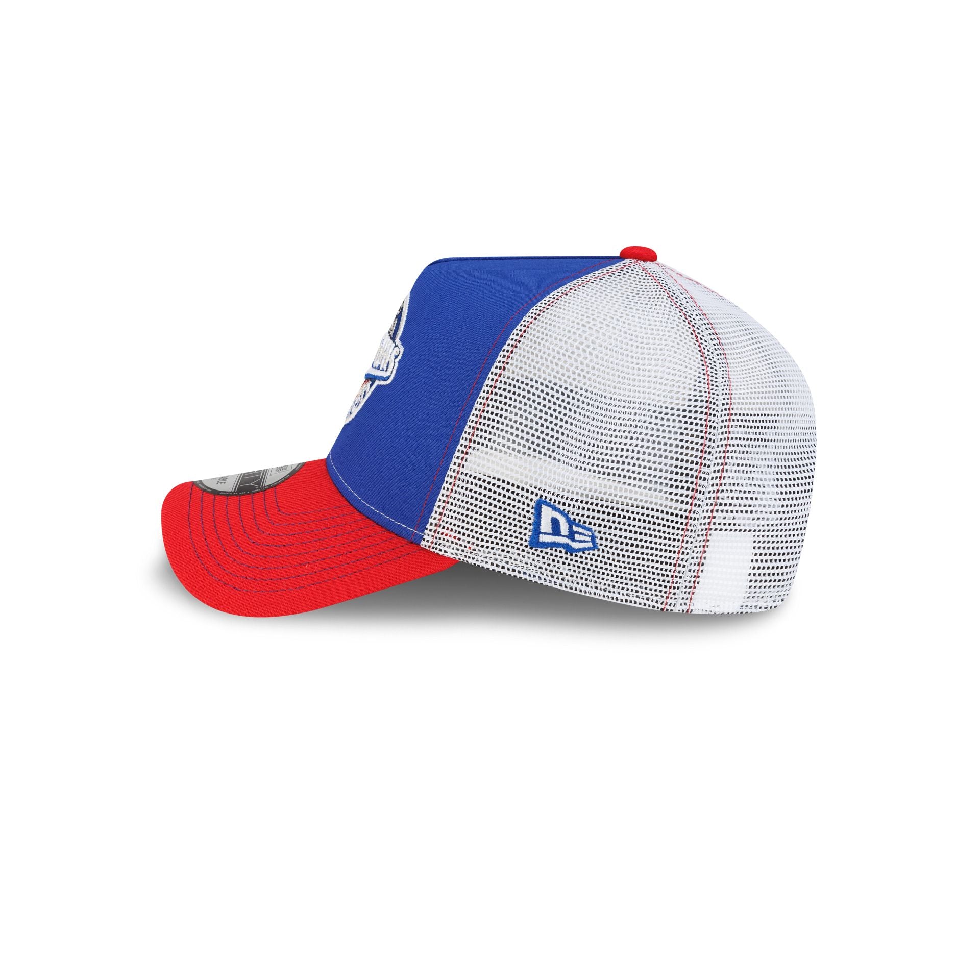 Detroit Pistons Hardwood Classics 2000s Contrast Stitch 9FORTY A-Frame Trucker Hat