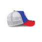 Detroit Pistons Hardwood Classics 2000s Contrast Stitch 9FORTY A-Frame Trucker Hat