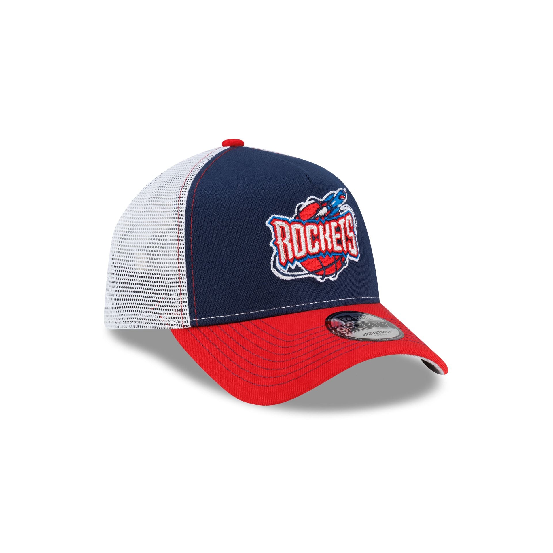 Houston Rockets Hardwood Classics 2000s Contrast Stitch 9FORTY A-Frame Trucker Hat