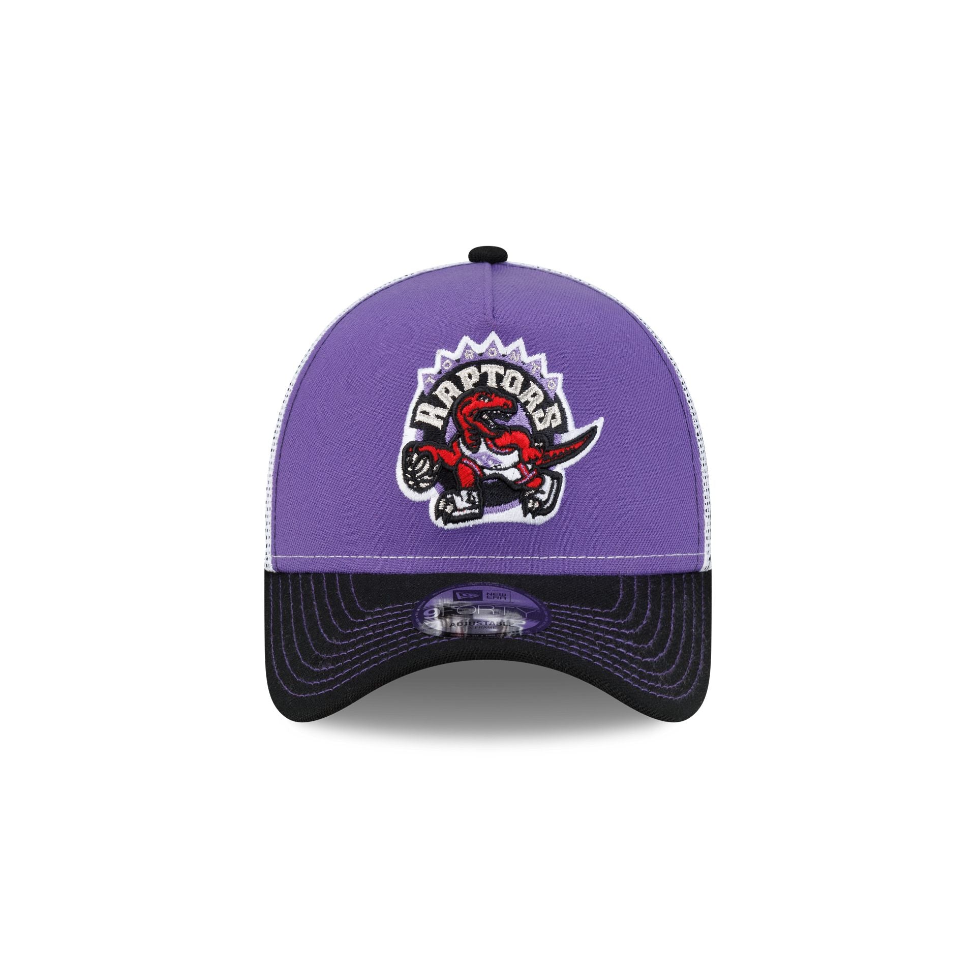 Toronto Raptors Hardwood Classics 2000s Contrast Stitch 9FORTY A-Frame Trucker Hat