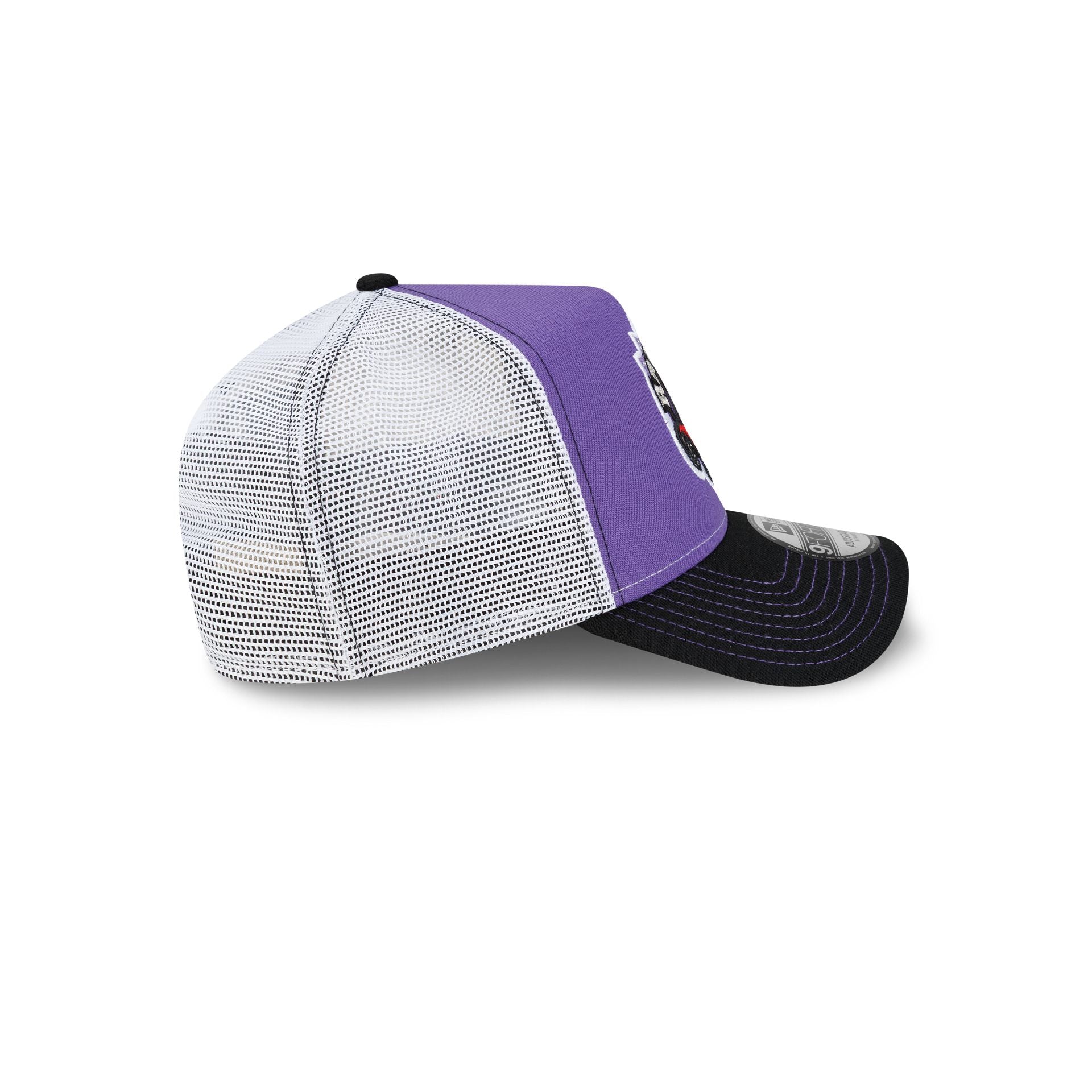 Toronto Raptors Hardwood Classics 2000s Contrast Stitch 9FORTY A-Frame Trucker Hat