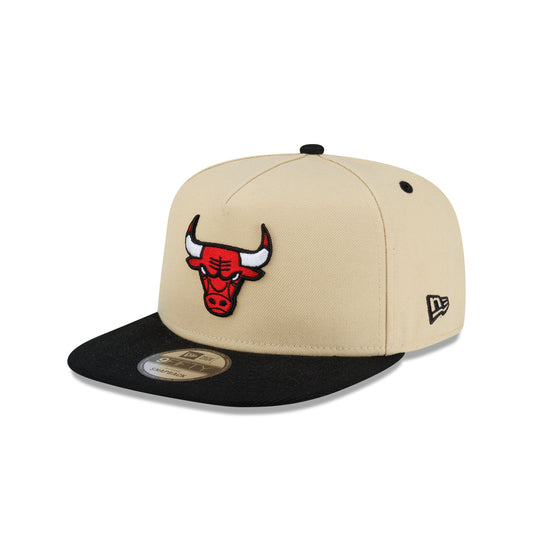Chicago Bulls Hardwood Classics 2000s Gold 59FIFTY A-Frame Fitted Hat - New Era Cap