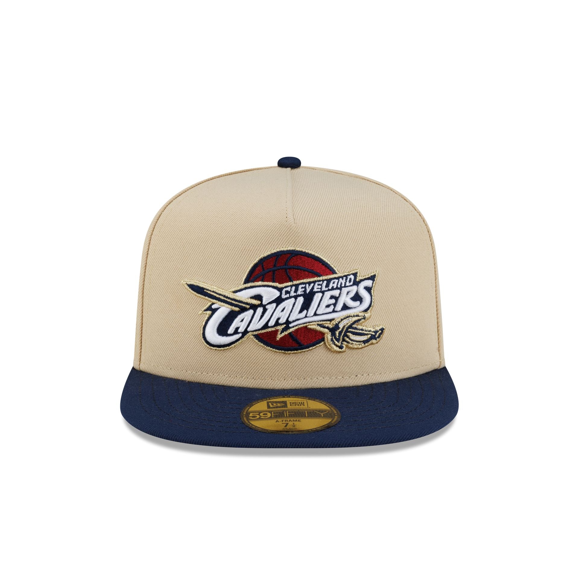 Cleveland Cavaliers Hardwood Classics 2000s Gold 59FIFTY A-Frame Fitted Hat