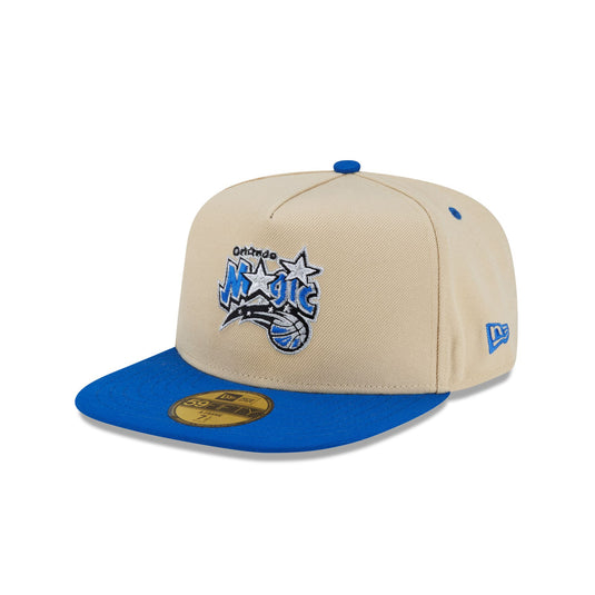 Orlando Magic Hardwood Classics 2000s Gold 59FIFTY A-Frame Fitted Hat - New Era Cap