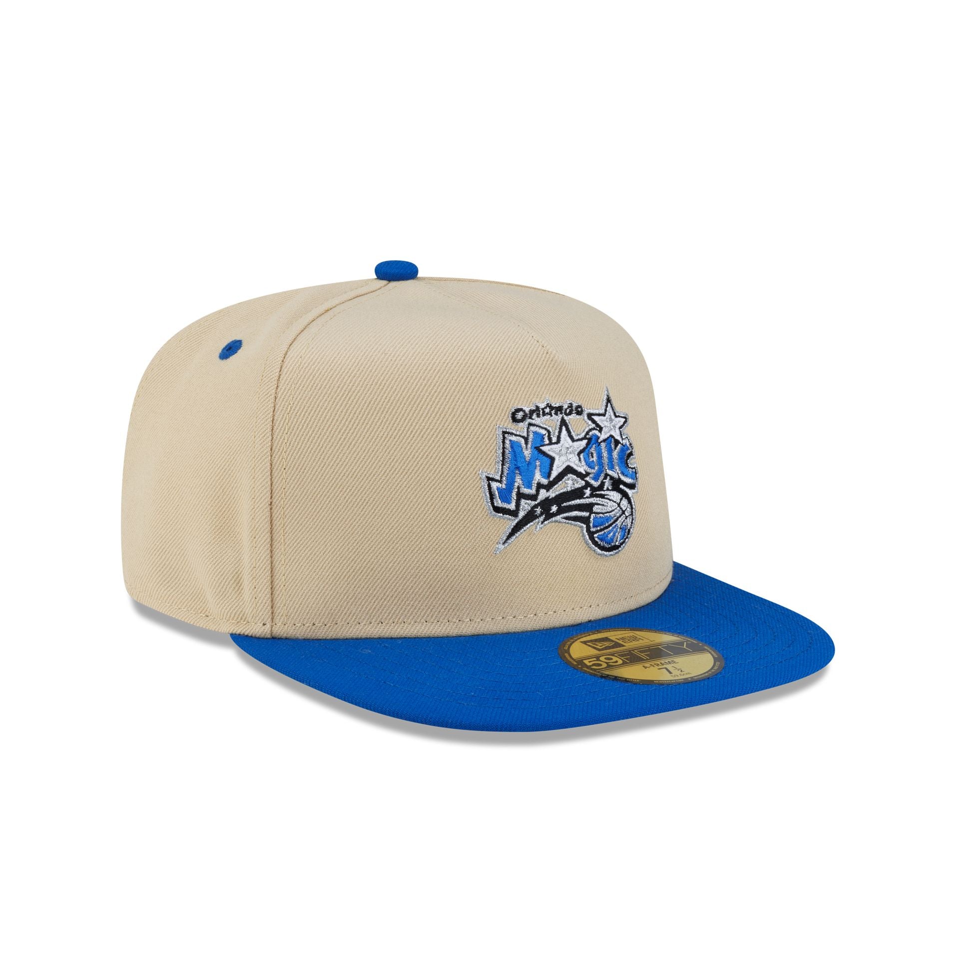 Orlando Magic Hardwood Classics 2000s Gold 59FIFTY A-Frame Fitted Hat