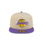 Los Angeles Lakers Hardwood Classics 2000s Gold 59FIFTY A-Frame Fitted Hat