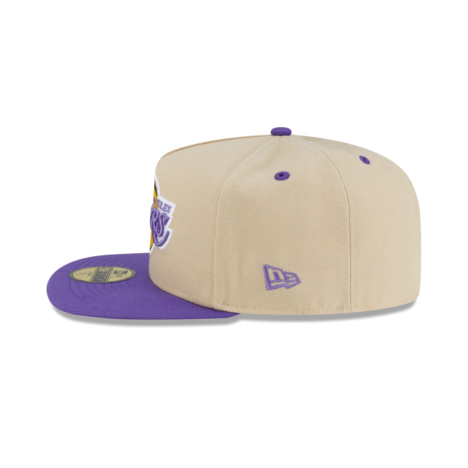 Los Angeles Lakers Hardwood Classics 2000s Gold 59FIFTY A-Frame Fitted Hat