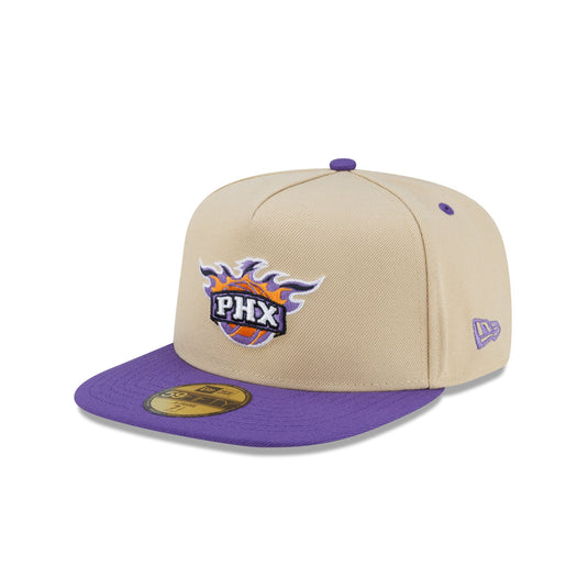 Phoenix Suns Hardwood Classics 2000s Gold 59FIFTY A-Frame Fitted Hat - New Era Cap