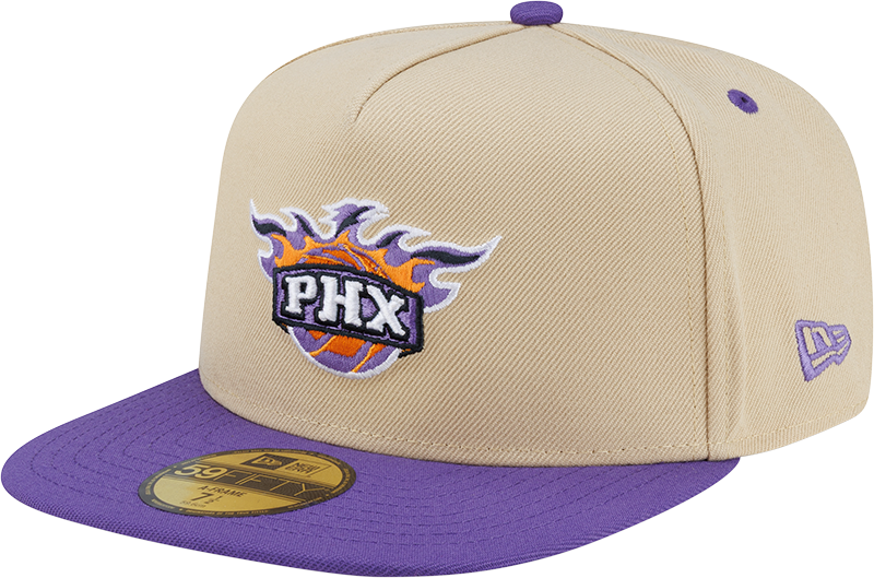 Phoenix Suns Hardwood Classics 2000s Gold 59FIFTY A-Frame Fitted Hat