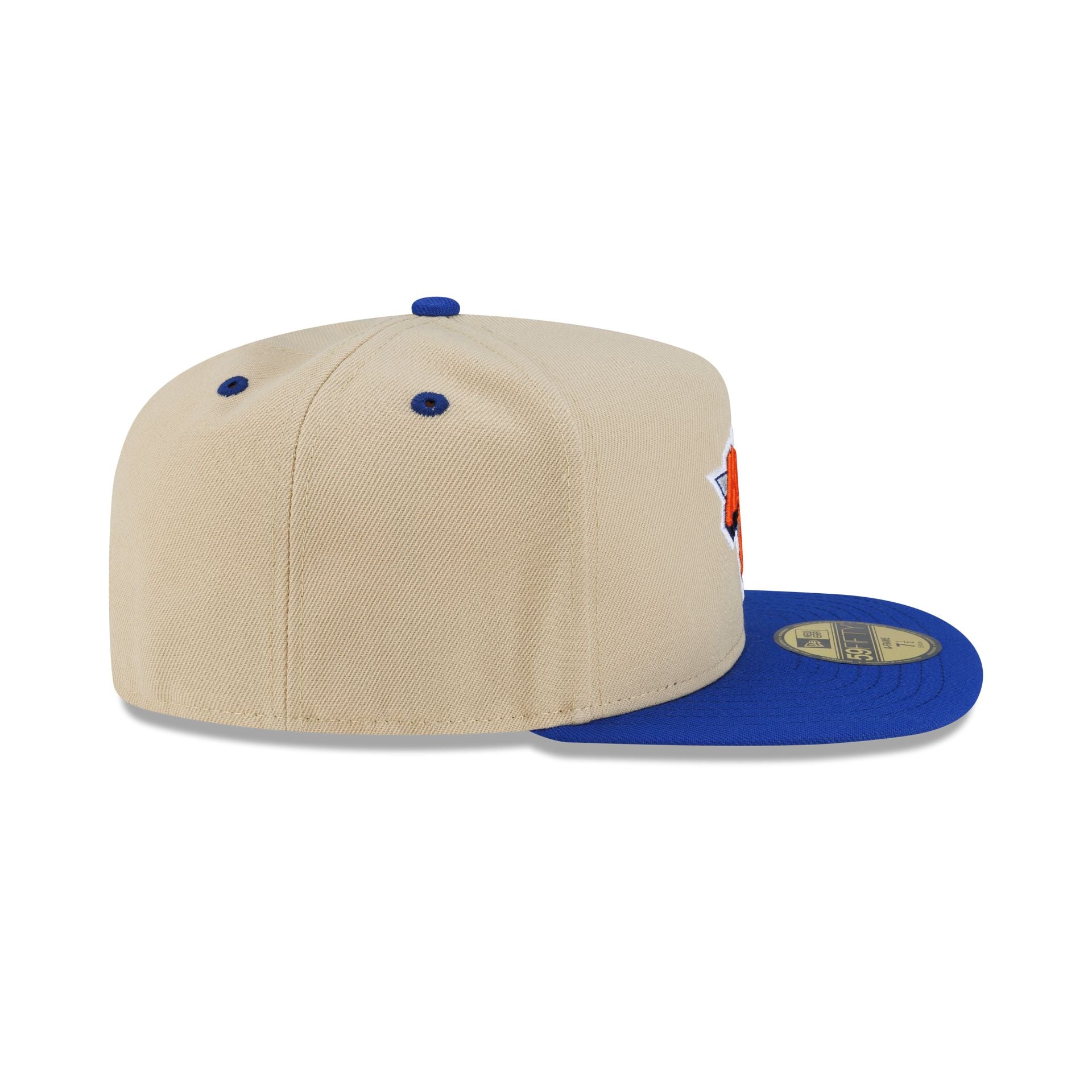 New York Knicks Hardwood Classics 2000s Gold 59FIFTY A-Frame Fitted Hat