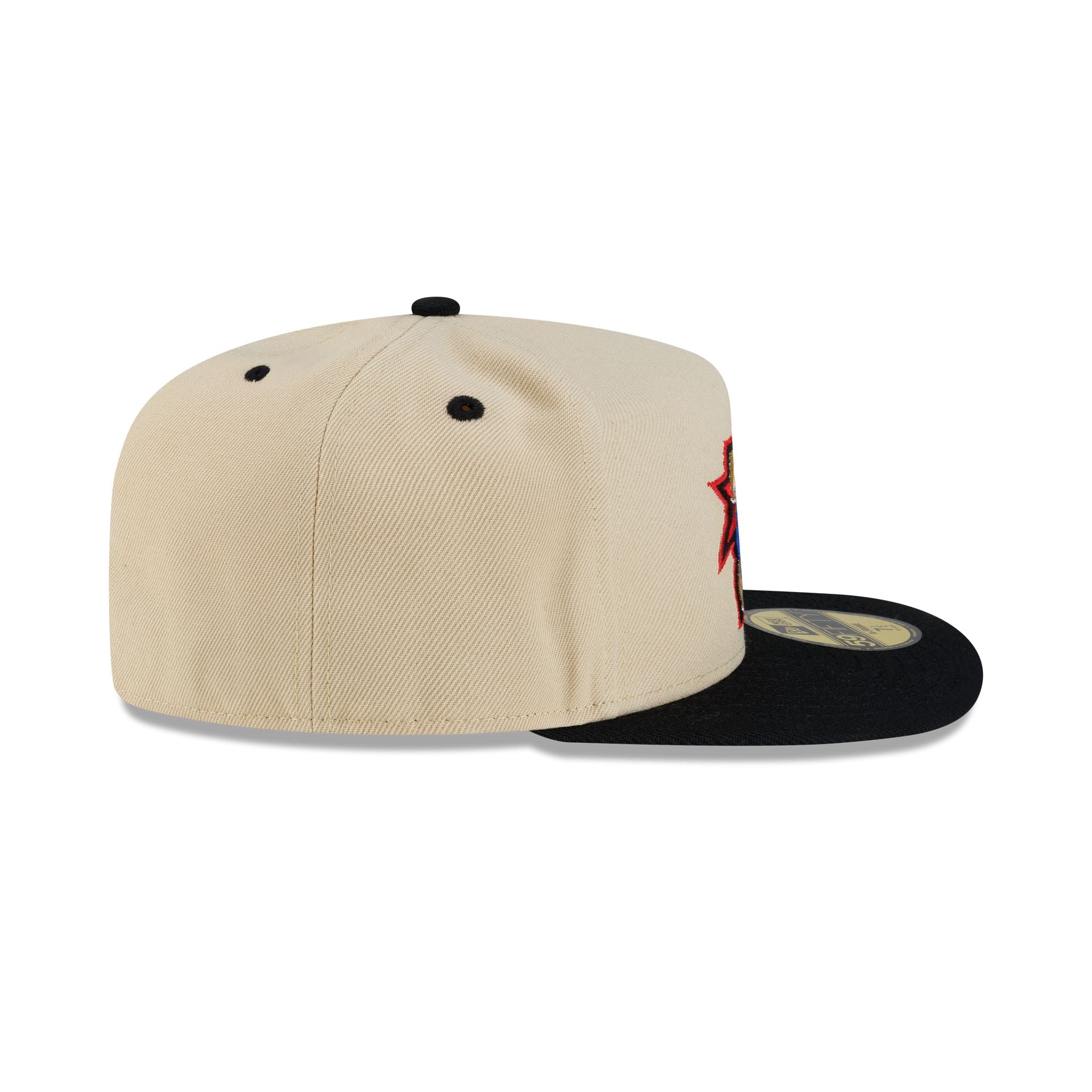 Philadelphia 76ers Hardwood Classics 2000s Gold 59FIFTY A-Frame Fitted Hat
