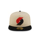 Portland Trail Blazers Hardwood Classics 2000s Gold 59FIFTY A-Frame Fitted Hat