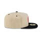 Portland Trail Blazers Hardwood Classics 2000s Gold 59FIFTY A-Frame Fitted Hat