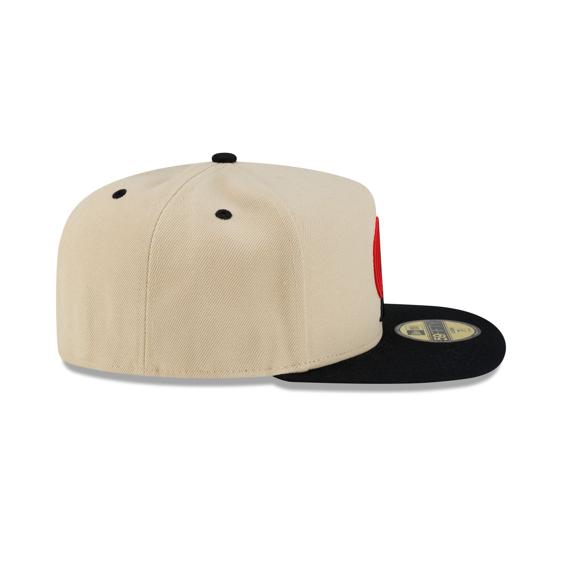 Portland Trail Blazers Hardwood Classics 2000s Gold 59FIFTY A-Frame Fitted Hat
