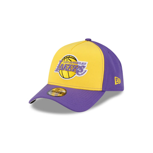 Los Angeles Lakers Hardwood Classics 2000s 9FORTY A-Frame Snapback Hat - New Era Cap