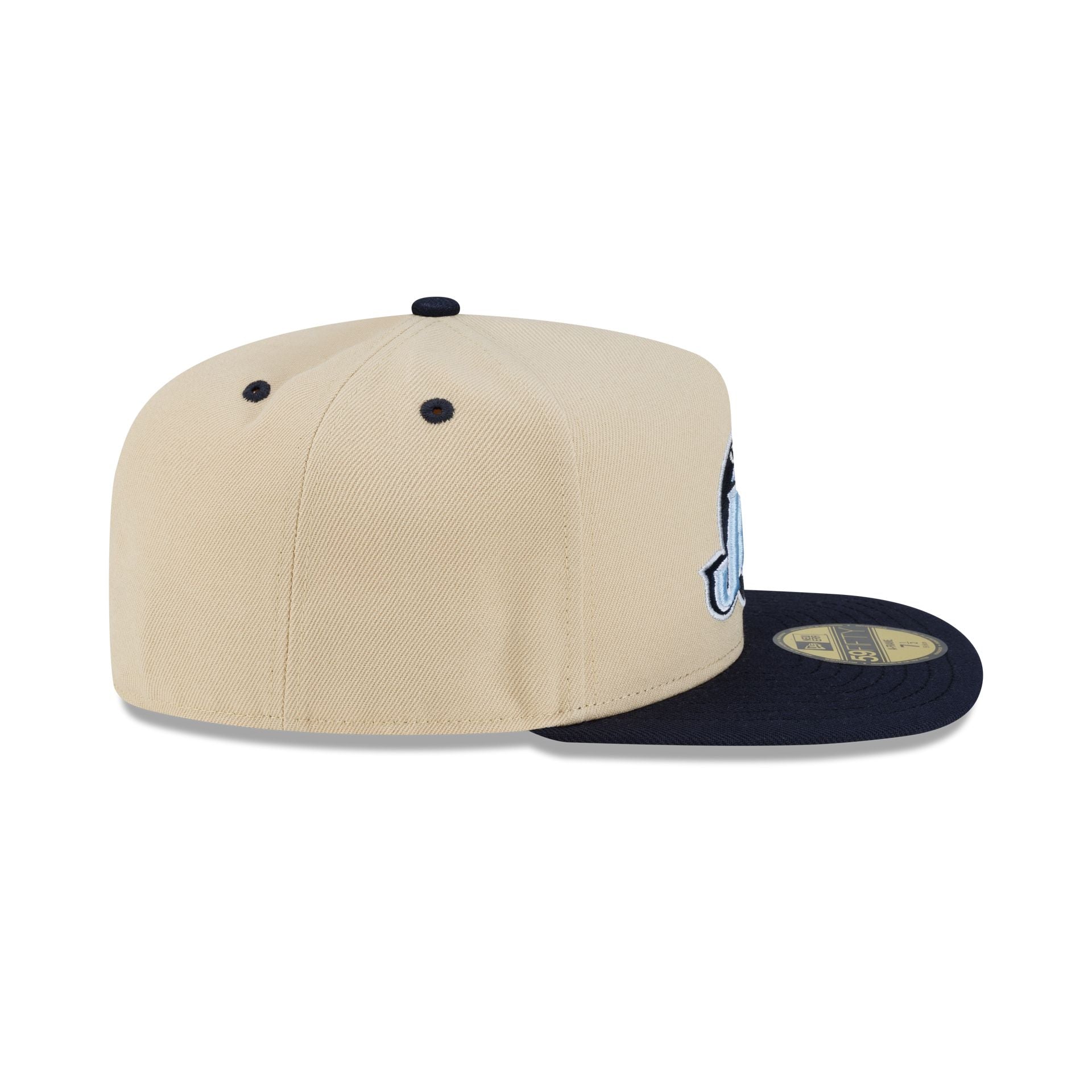 Utah Jazz Hardwood Classics 2000s Gold 59FIFTY A-Frame Fitted Hat
