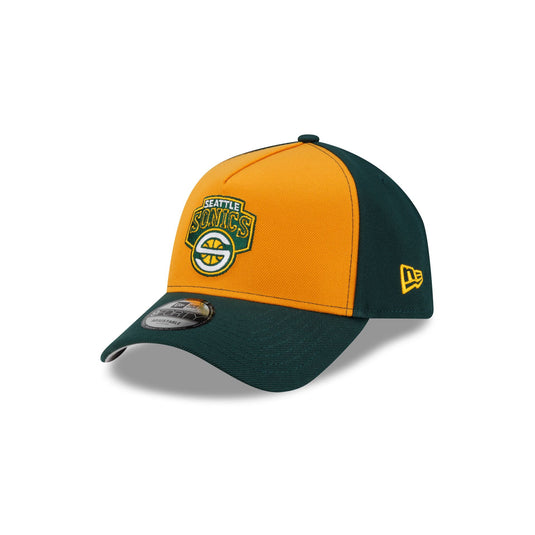 Seattle SuperSonics Hardwood Classics 2000s 9FORTY A-Frame Snapback Hat - New Era Cap