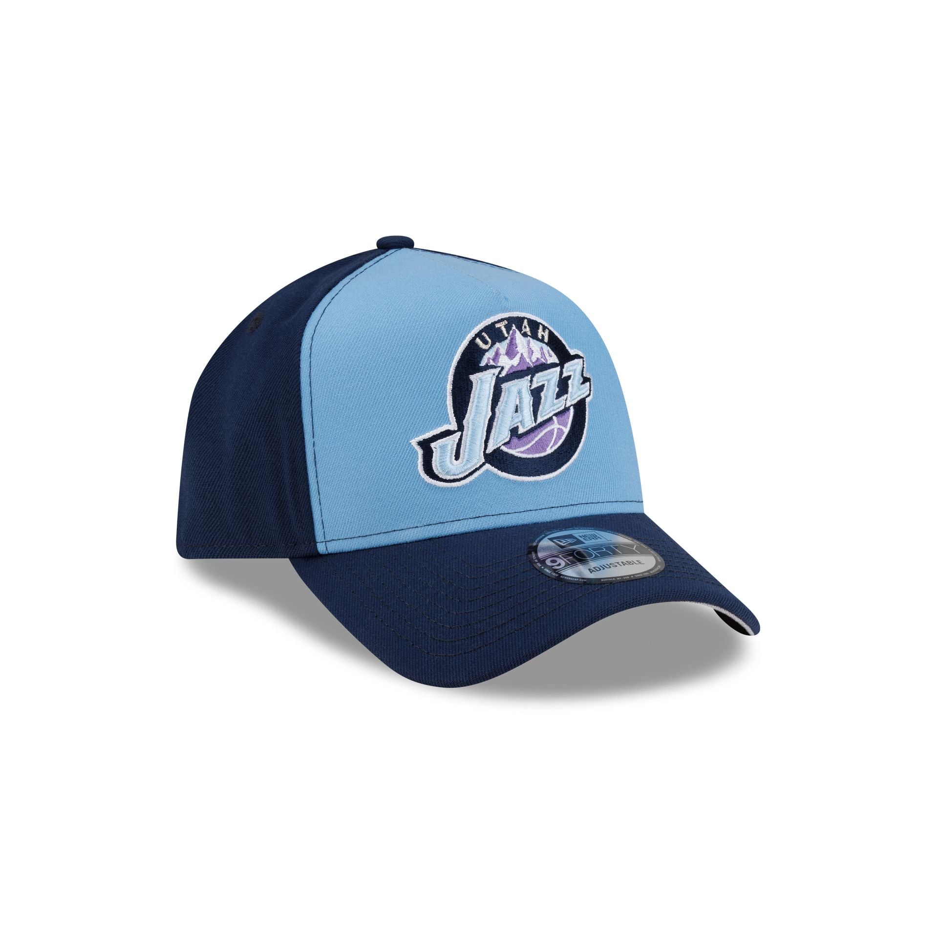 Utah Jazz Hardwood Classics 2000s 9FORTY A-Frame Snapback Hat