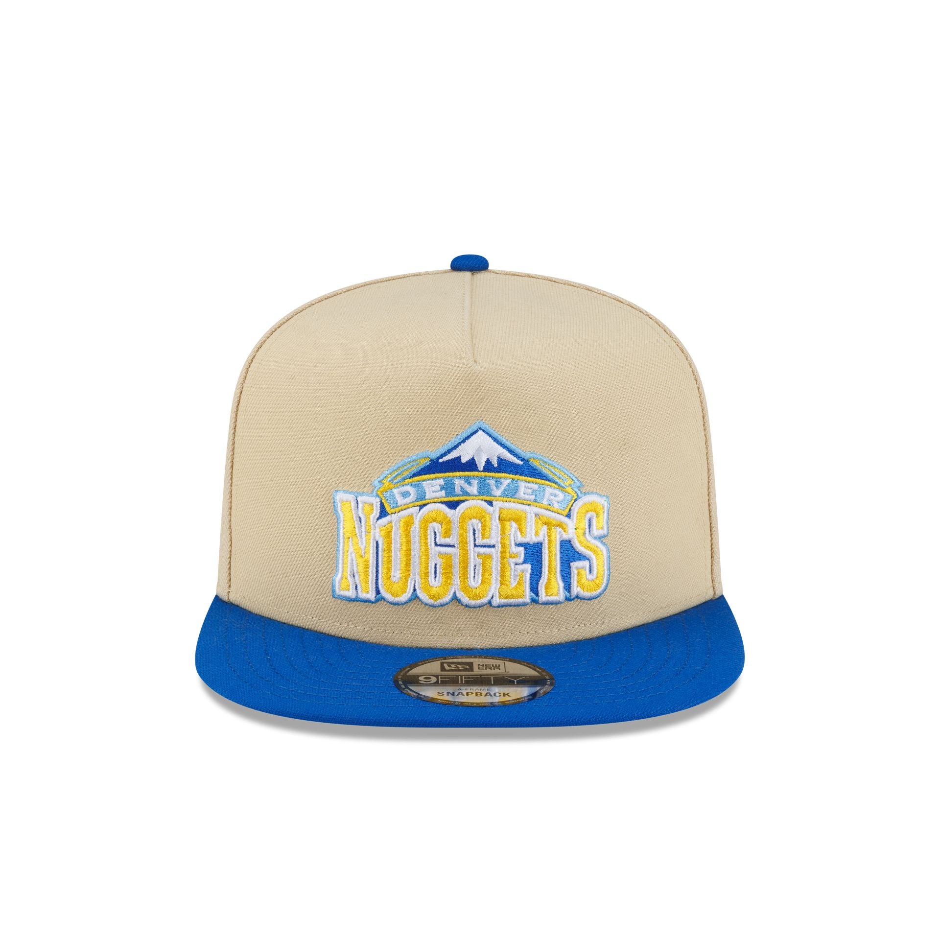 Denver Nuggets Hardwood Classics 2000s Gold 9FIFTY A-Frame Snapback Hat